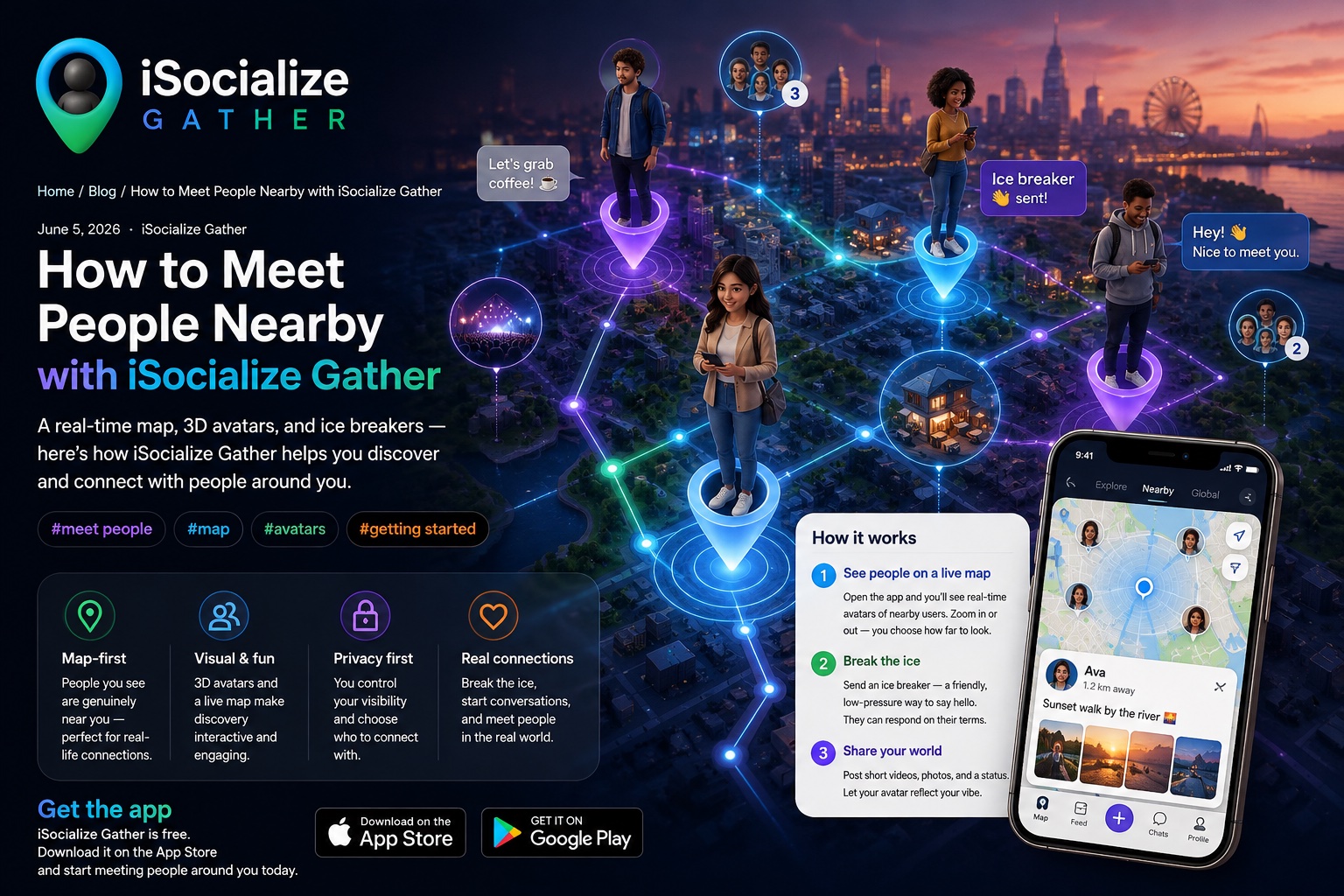 How to Meet People Nearby with iSocialize Gather