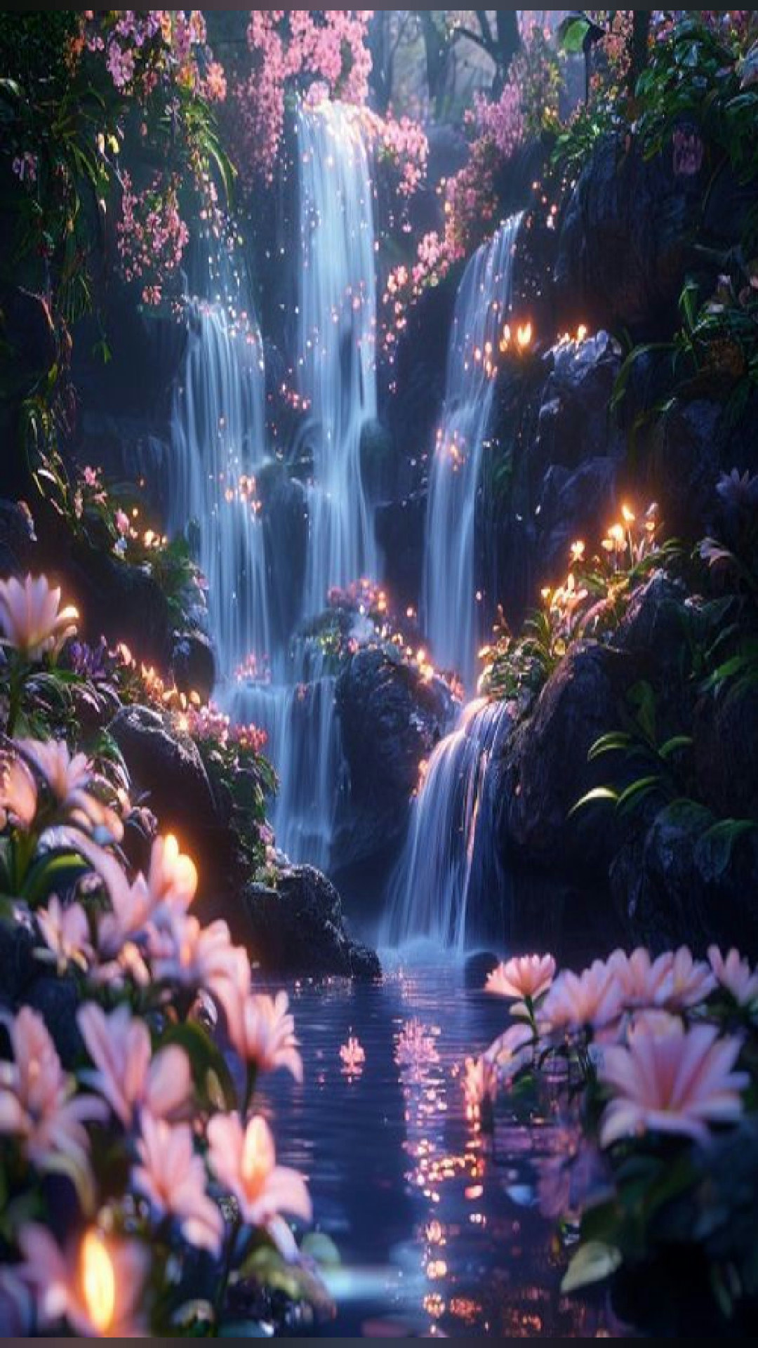 no cap, AI made this
An Enchanted Waterfall With Glowing Flowers
🎨 AI art
#aiart #digitalart #art #aiartwork #generativeart