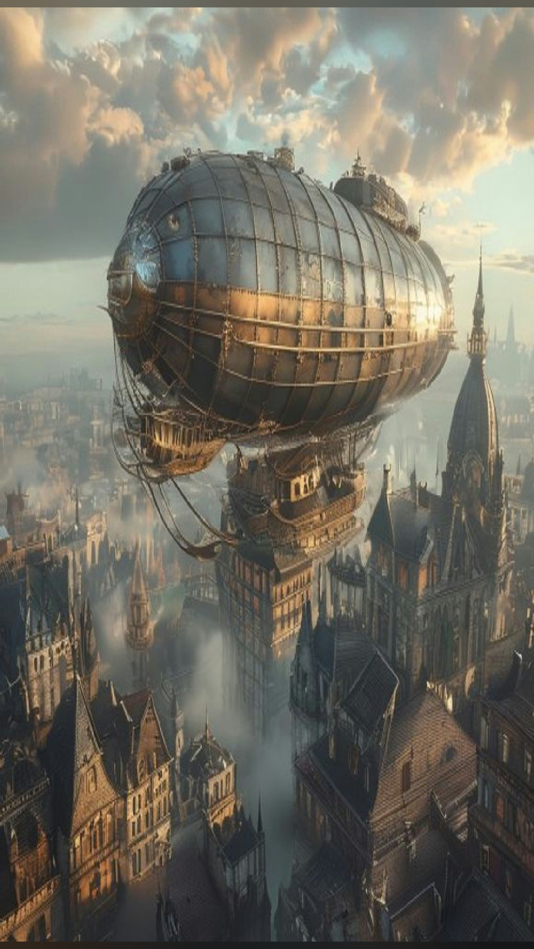 made with AI 🎨
A Steampunk Airship Over A Victorian City
🎨 AI art
#aiart #digitalart #art #aiartwork #generativeart