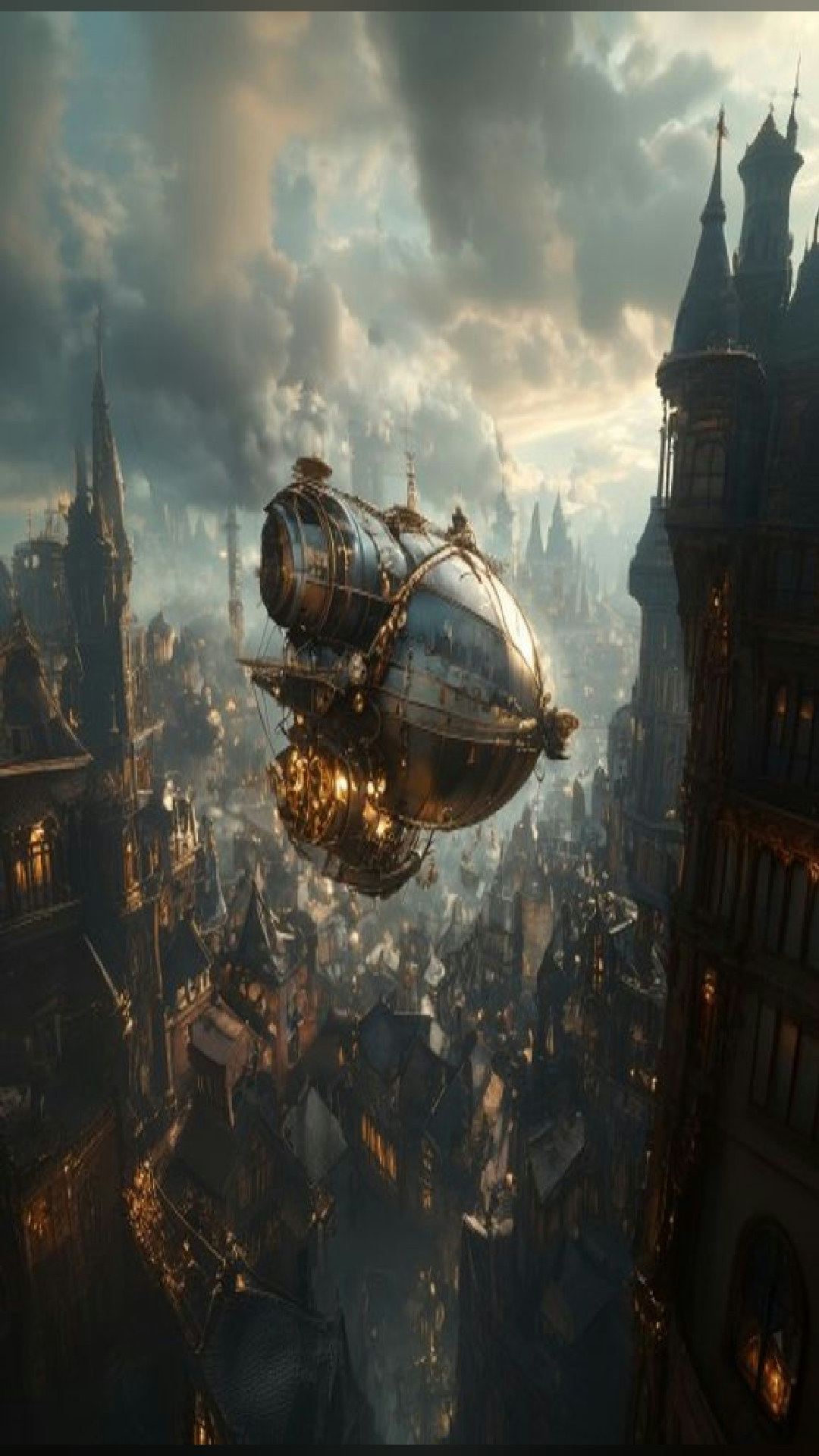 made with AI 🎨
A Steampunk Airship Over A Victorian City
🎨 AI art
#aiart #digitalart #art #aiartwork #generativeart