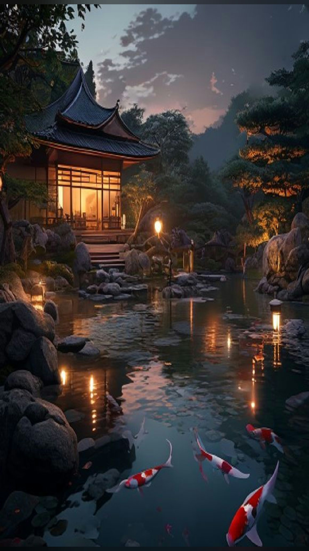 prompt of the day
A Serene Japanese Garden At Dusk With A Temple And Koi Pond
🎨 AI art
#aiart #digitalart #art #aiartwork #generativeart