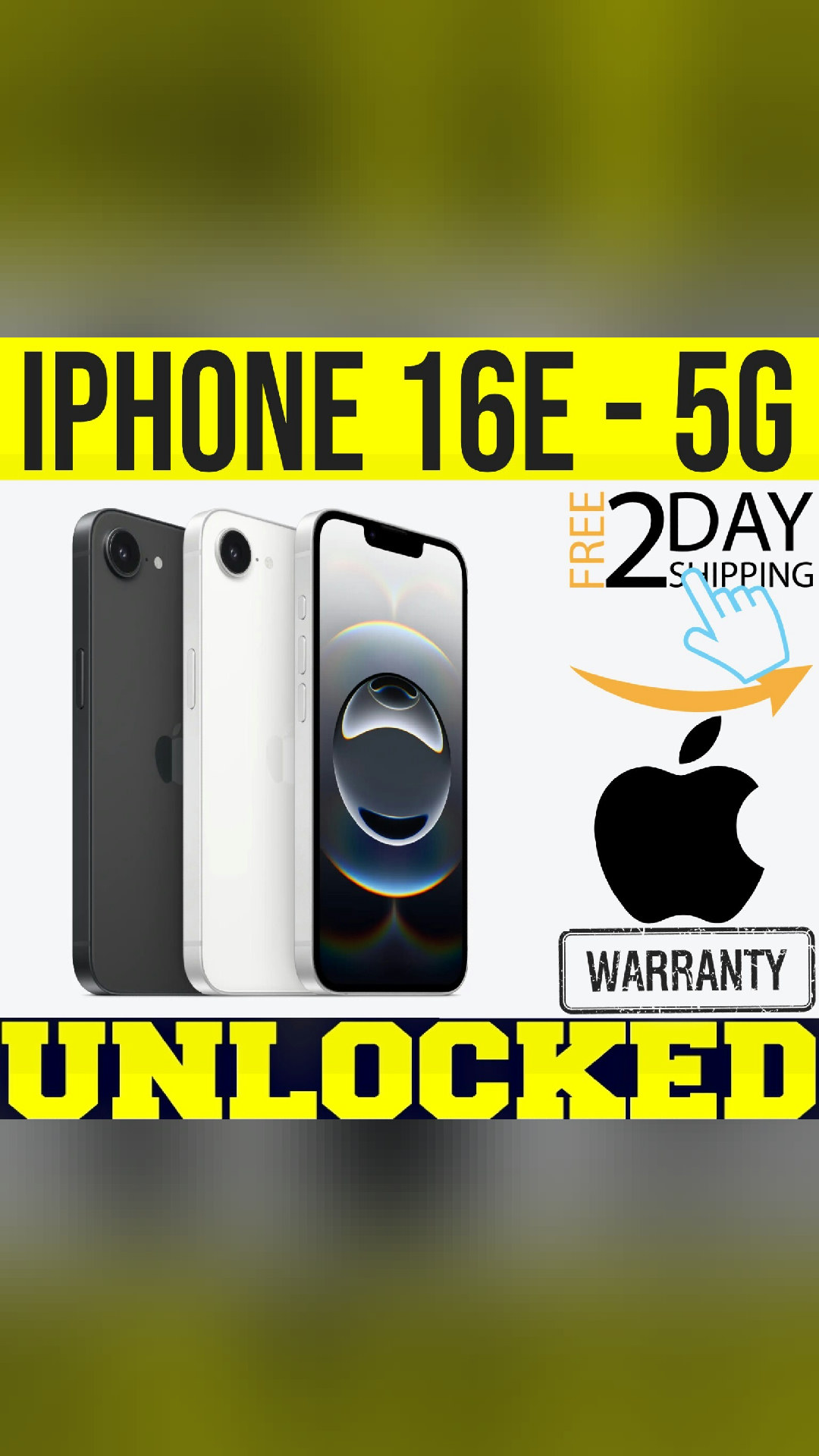 price check
APPLE IPHONE 16e 128GB 256GB 512GB (FACTORY UNLOCKED) NEVER ACTIVATED ❖SEALED❖
$529.95 · New
🛒 https://www.ebay.com/itm/326596779264
#apple #iphone #macbook #ipad #airpods #tech #deals