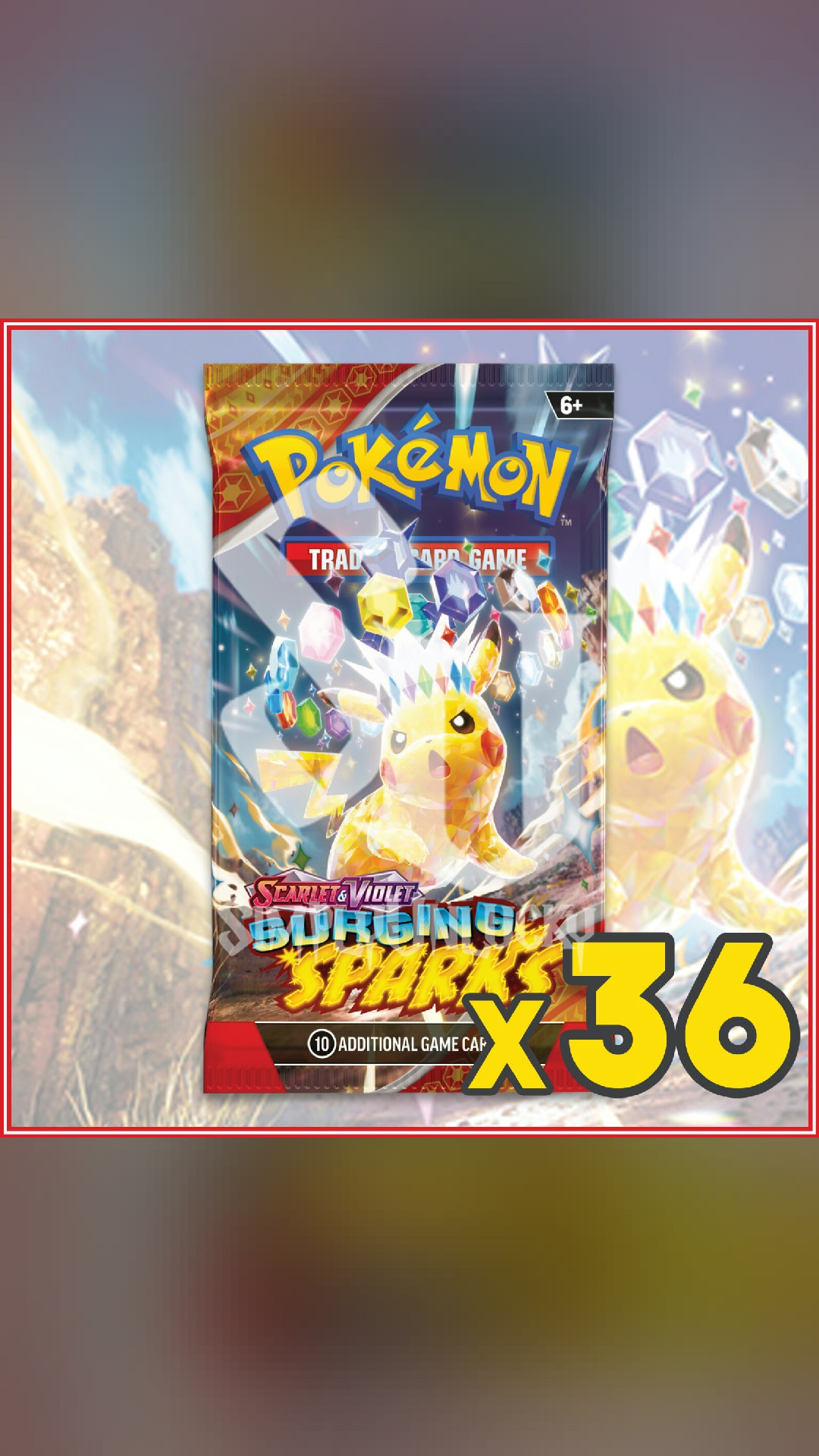 who's ripping this?
Pokémon TCG Scarlet & Violet SURGING SPARKS 36 Sealed Booster Packs SV08
$300.00 · New/Factory Sealed
🛒 https://www.ebay.com/itm/205073558362
#pokemon #pokemontcg #pokemoncards #tcg #collectibles