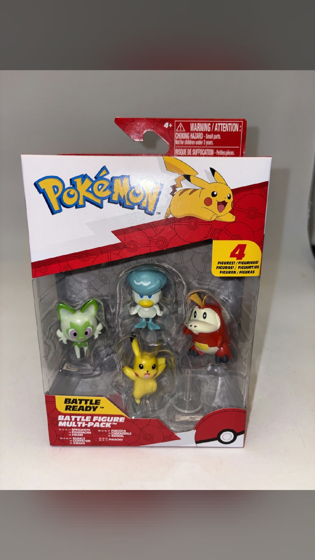 sealed and ready 🎴
Pokémon 4-Pack Figures: Pikachu, Fuecoco, Sprigatito,  Quaxly, New
$15.99 · New
🛒 https://www.ebay.com/itm/327238680070
#pokemon #pokemontcg #pokemoncards #tcg #collectibles
