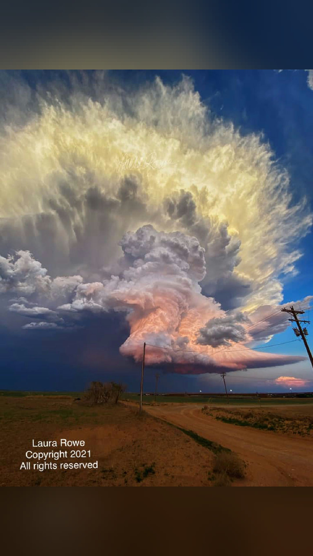 we are so small
Storm Cloud Over Texas
What makes this storm cloud so colorful?  First, the cloud itself is composed of millions of tiny droplets of water and ice.  Its bottom is almost completely flat -- but this…
📷 NASA APOD
#space #nasa #astronomy #cosmos #science