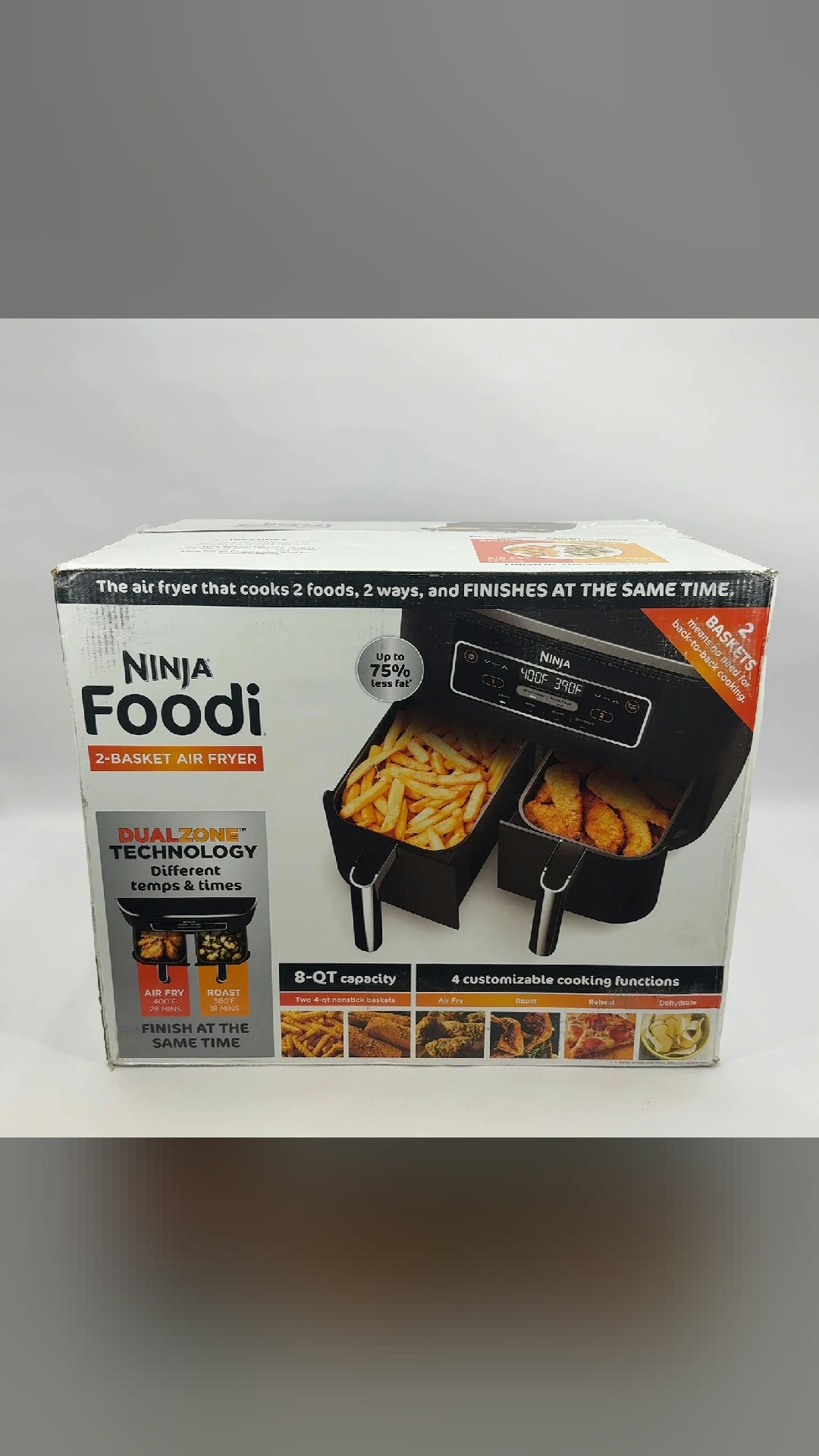 TikTok made me look
New Ninja Foodi  2 Basket Air Fryer
$149.99 · New
🛒 https://www.ebay.com/itm/147547650777
#deals #homefinds #gadgets #giftideas #trending #musthaves