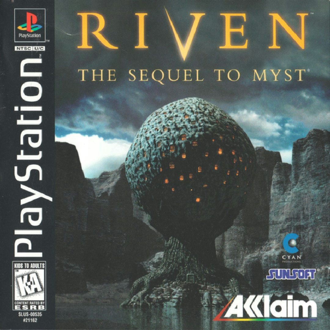 blow on the cartridge and load it up
Riven: The Sequel to Myst (1997)
Casual — PC · macOS · PlayStation
#retrogaming #retrogames #gaming #casual #riventhesequeltomyst
